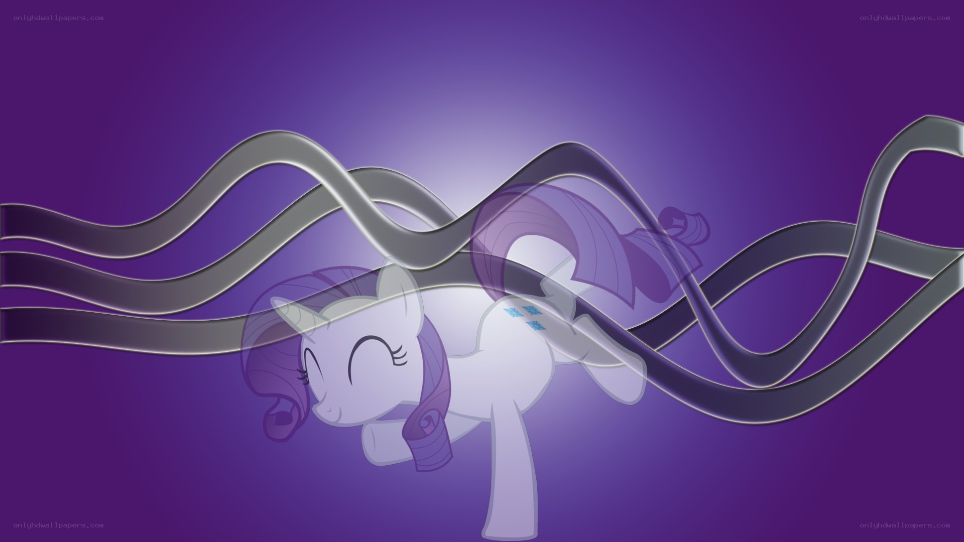 Rarity with flowing ribbons
