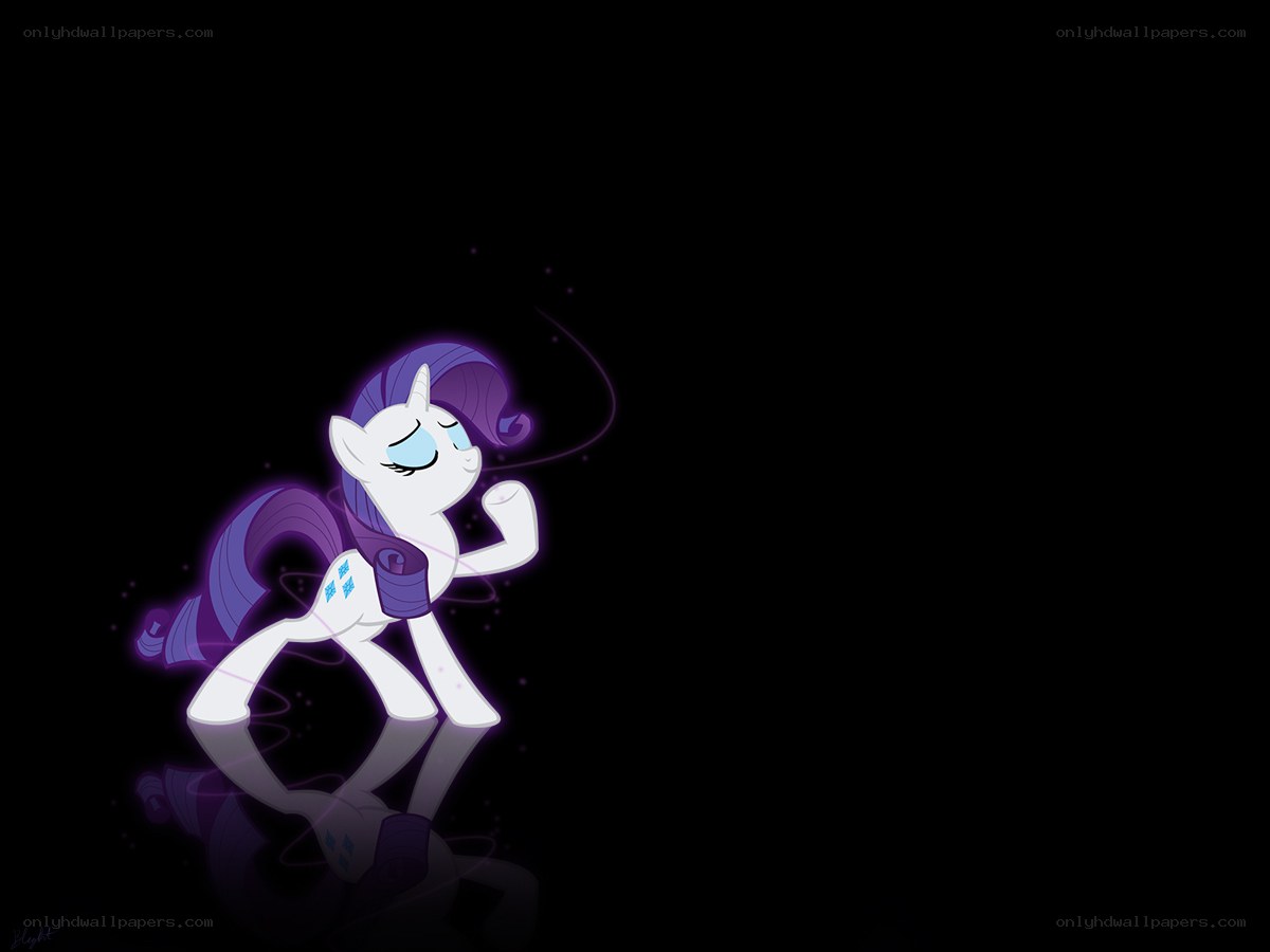 Rarity with purple magic