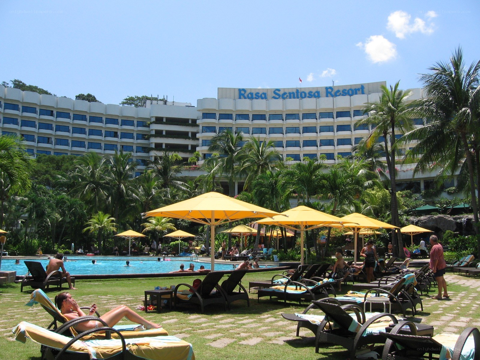 Rasa Sentosa Resort pool area