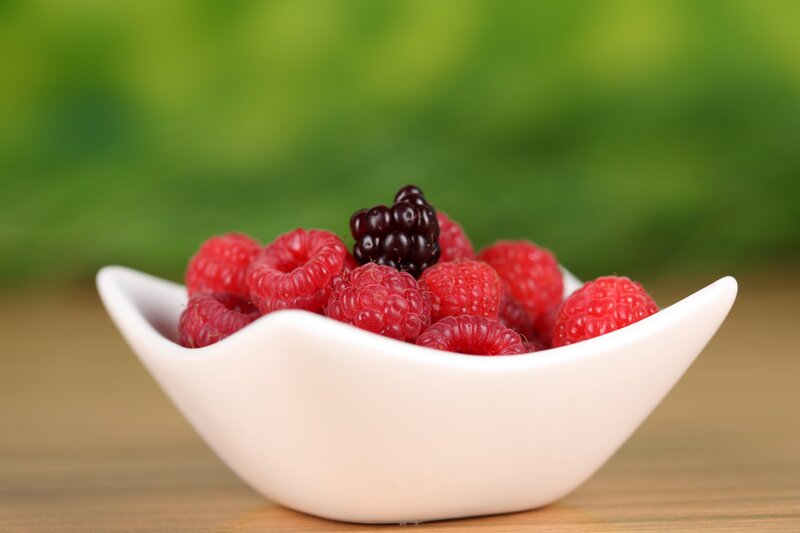 Raspberries and Blackberry