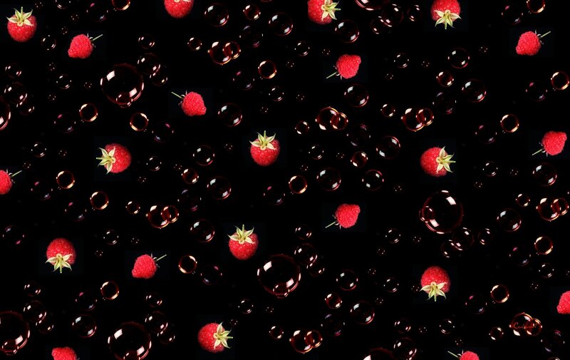 Raspberries and Bubbles