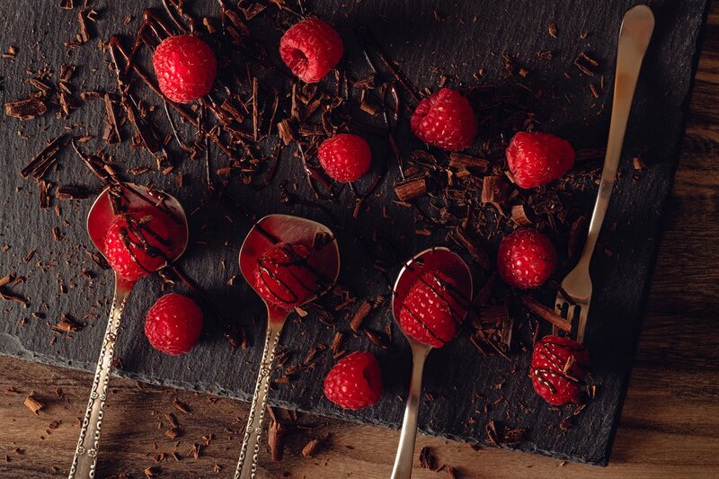 Raspberries and Chocolate — Black