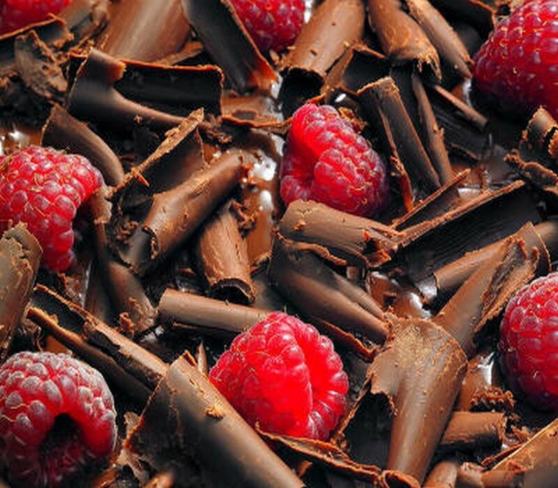 Raspberries and Chocolate — Red