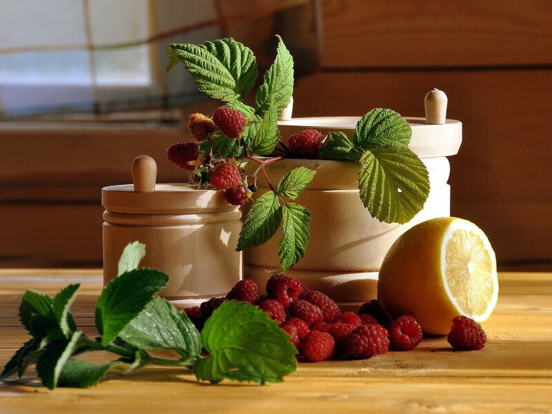 Raspberries and Lemon
