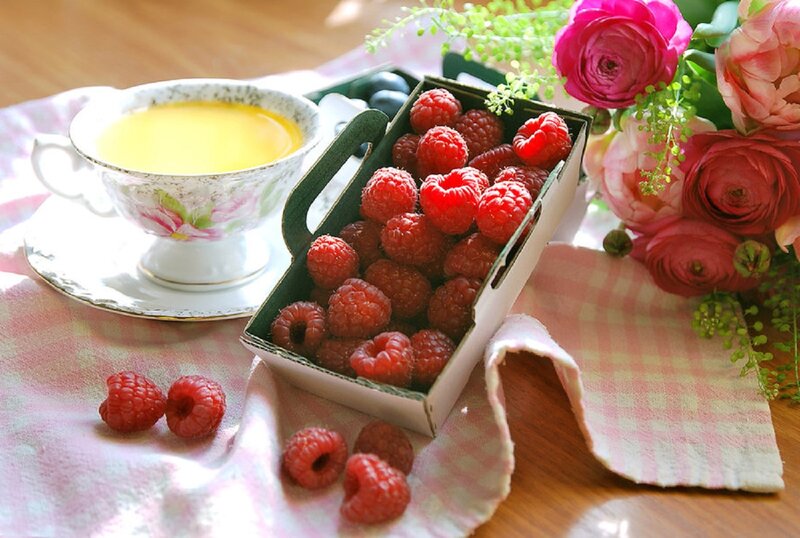 Raspberries in a Box — Pink