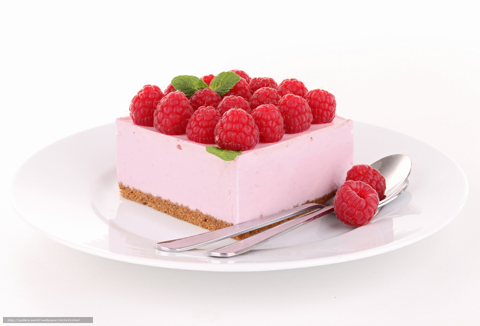 raspberry cheesecake slice