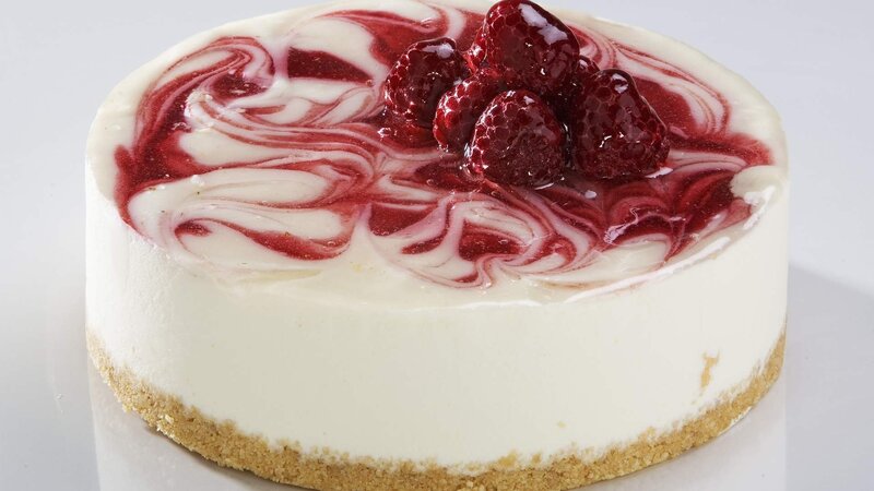Raspberry Cheesecake — White, Appetizing