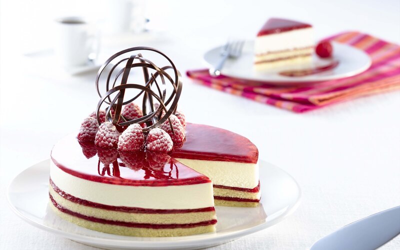 Raspberry Cheesecake — White, Delicate, Morning