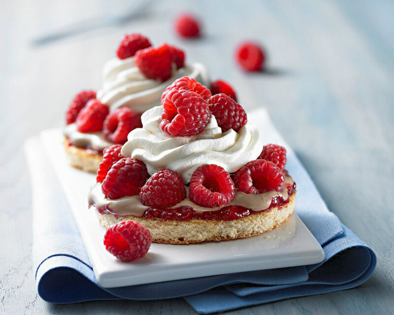Raspberry Dessert — White