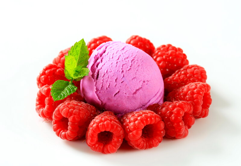 Raspberry Ice Cream Scoop — Purple