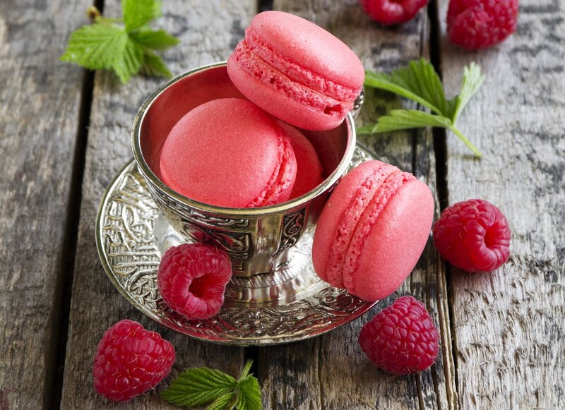 Raspberry Macarons — Pink, Calm