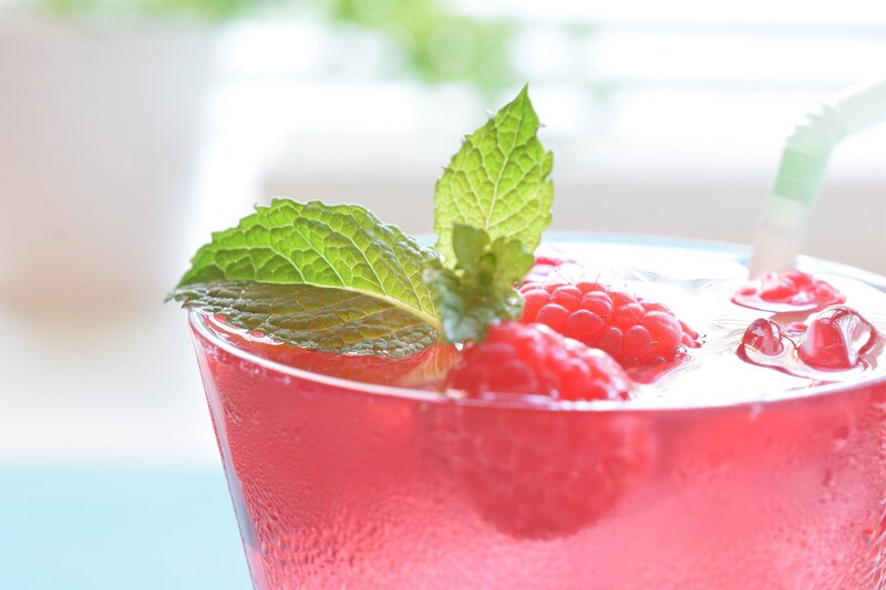 Raspberry Mint Drink