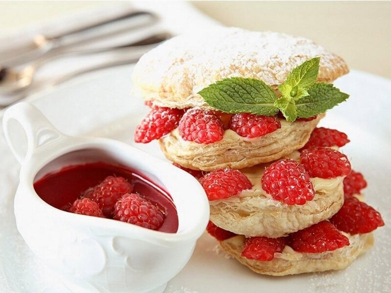 Raspberry Puff Pastry