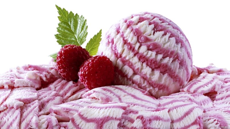 raspberry swirl ice cream