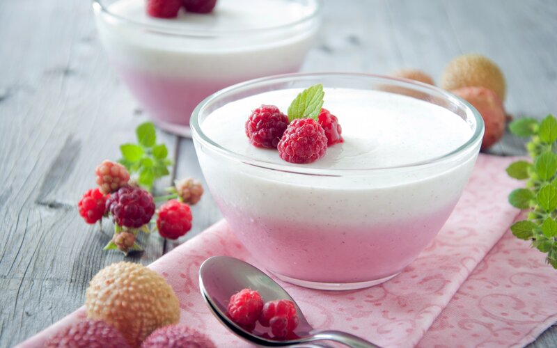 Raspberry Yogurt Dessert