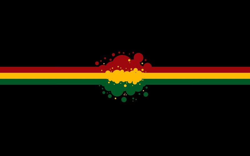 Rasta colors abstract design