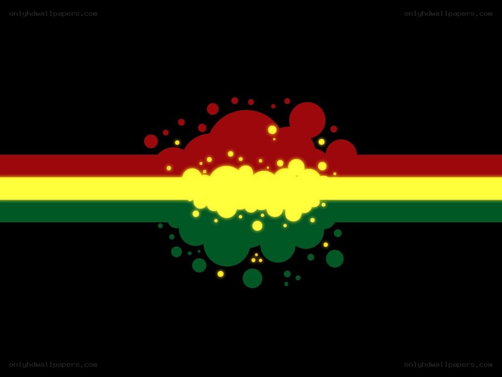 Rasta colors explosion