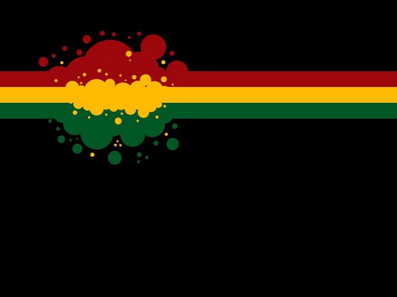 Rasta flag abstract design