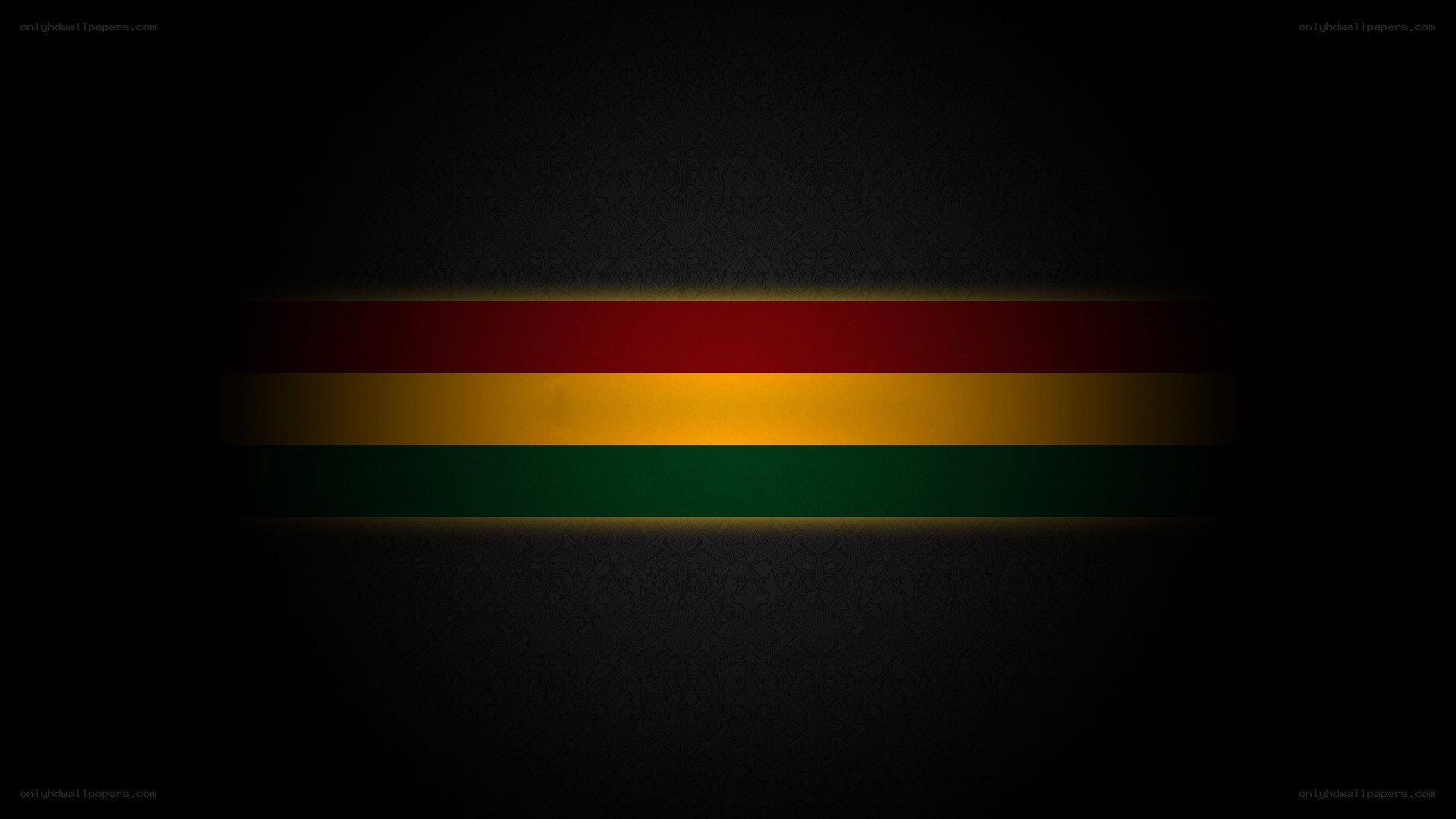 Rasta flag stripes