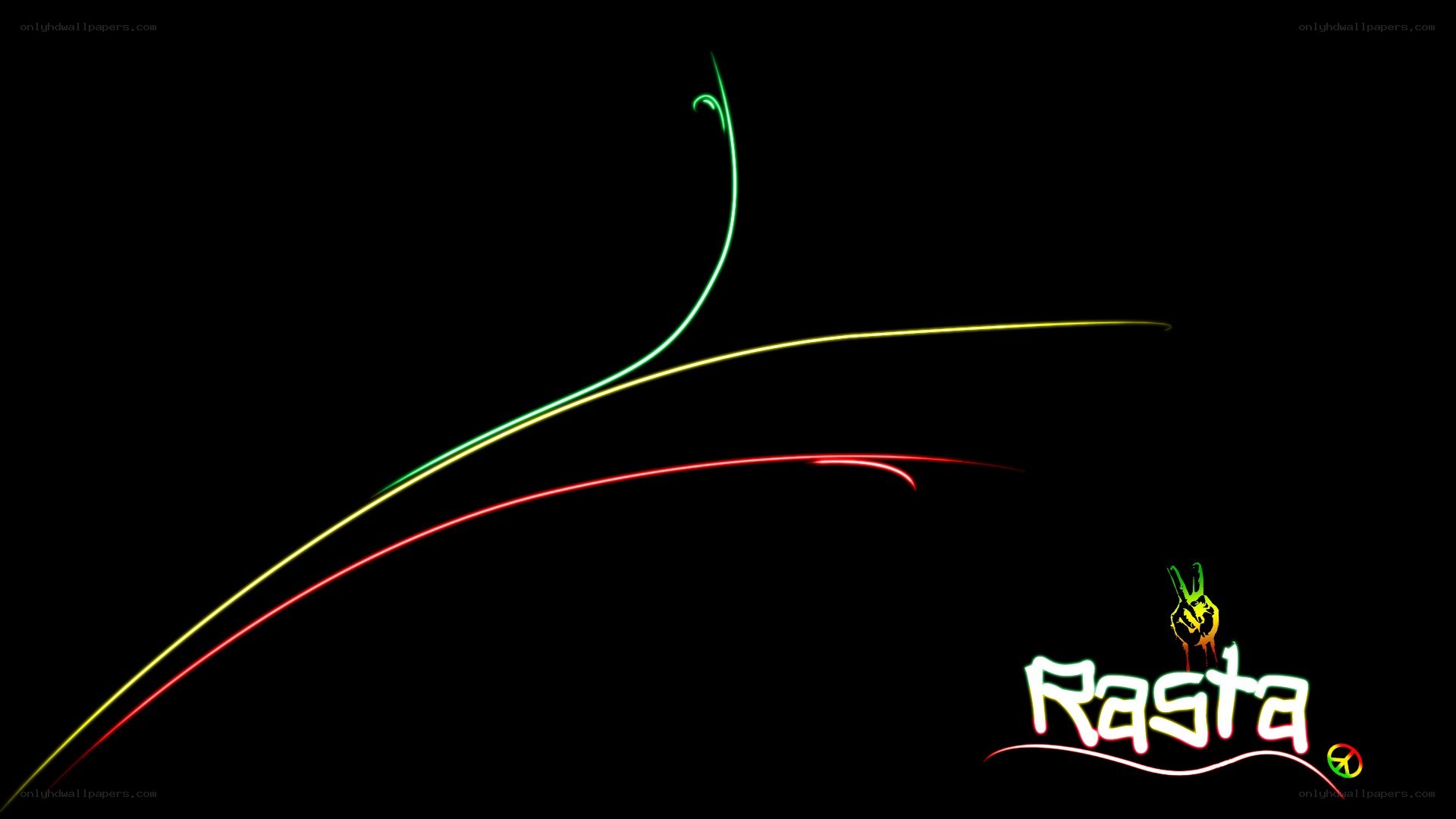 Rasta music abstract design