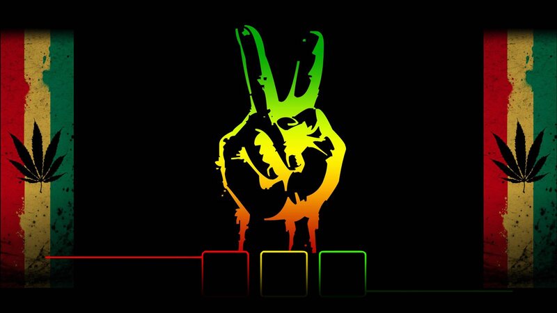 Rasta peace hand symbol