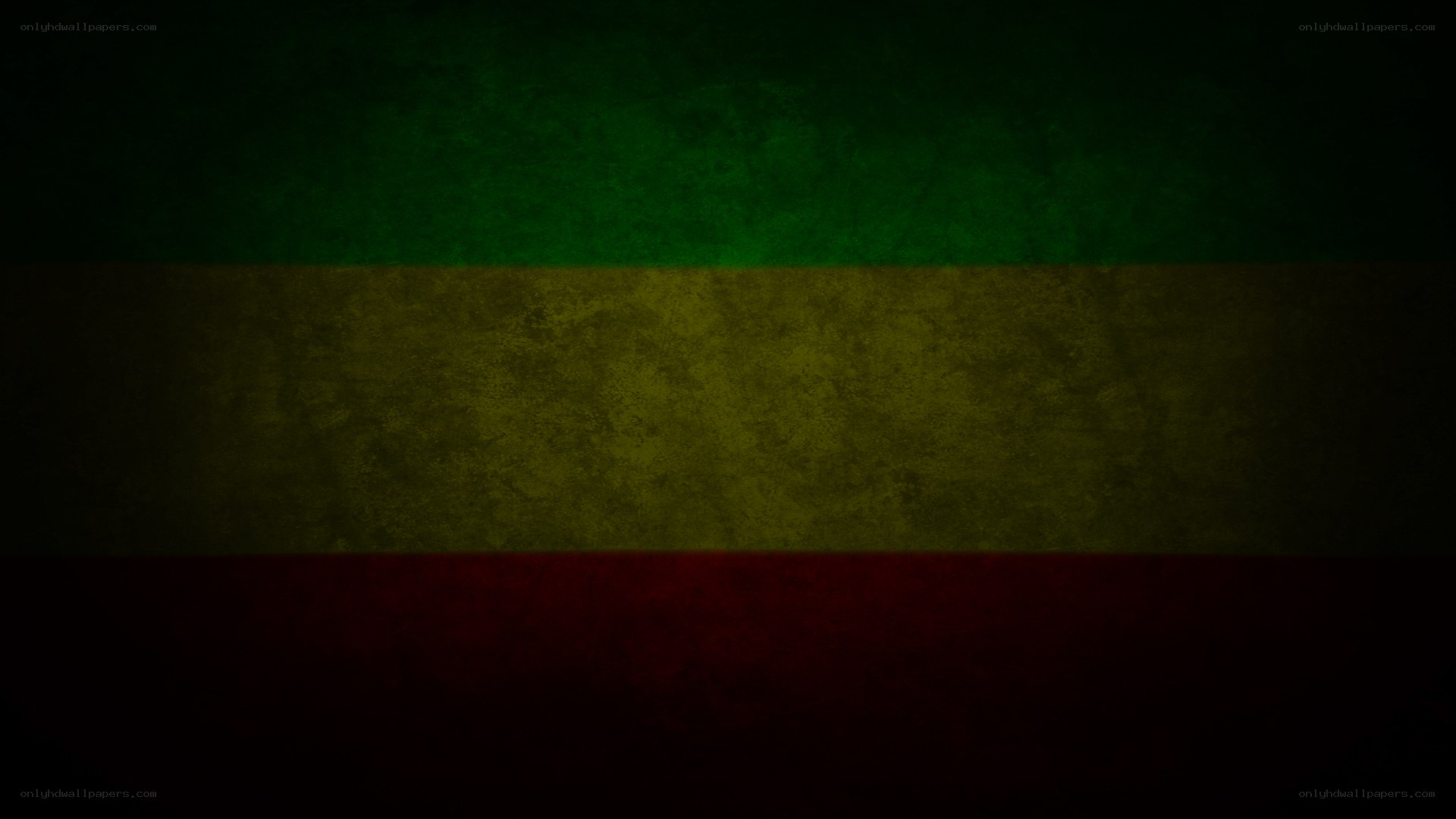 Rastafari flag with grunge texture