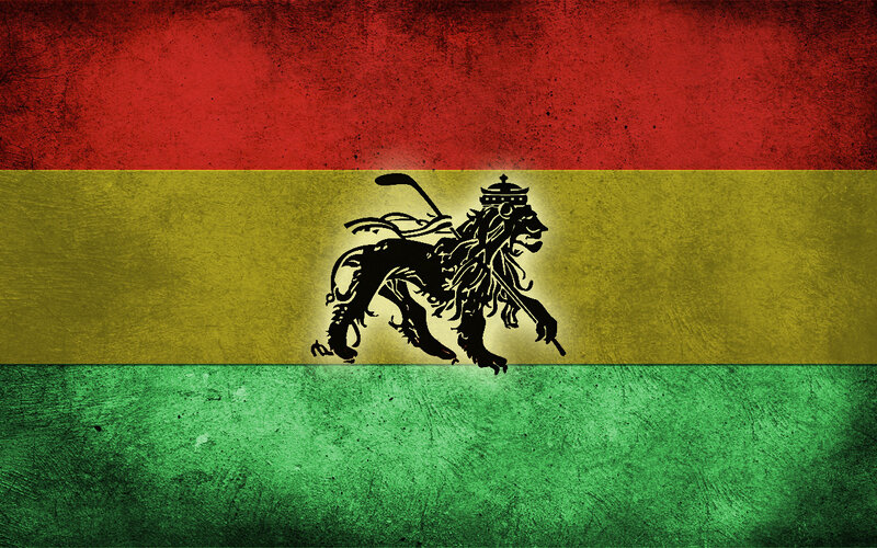 Rastafari lion flag