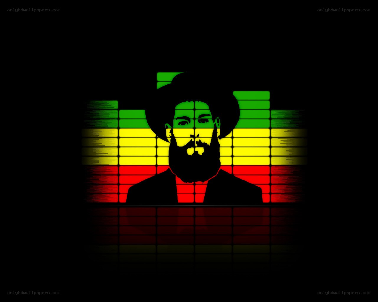 Rastafari music visualizer