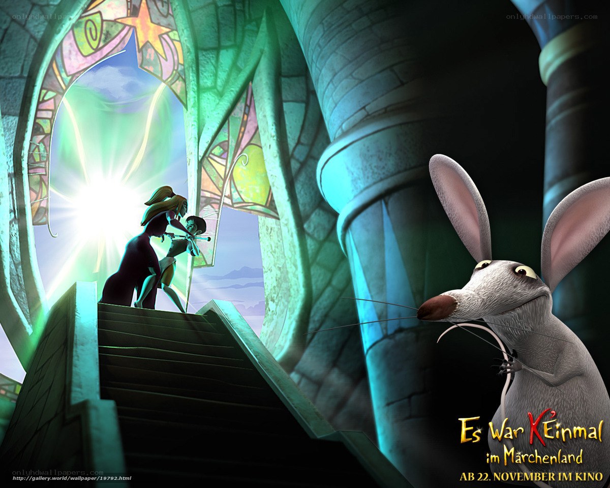 Rat in a castle scene