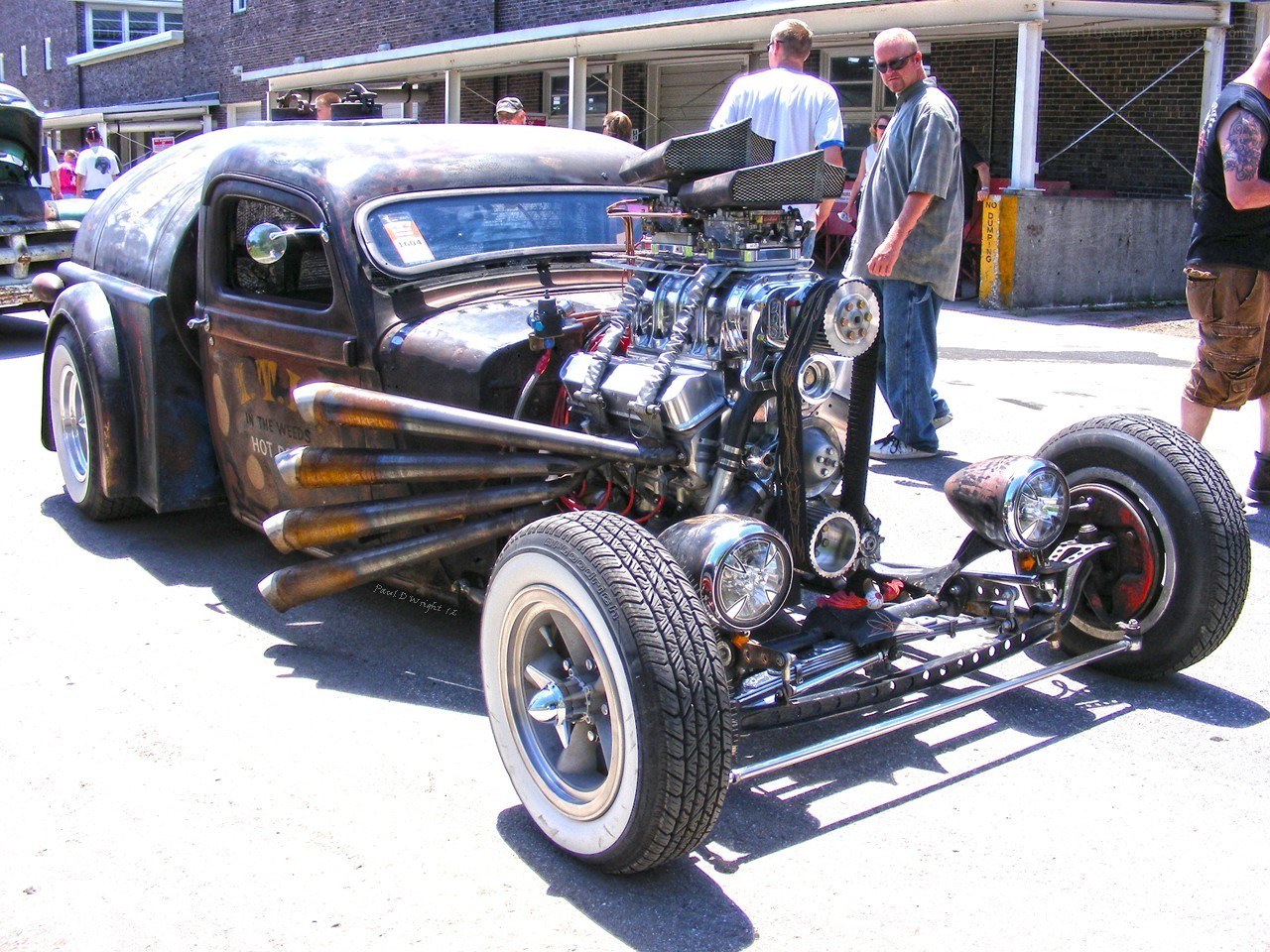 Rat rod hot rod car