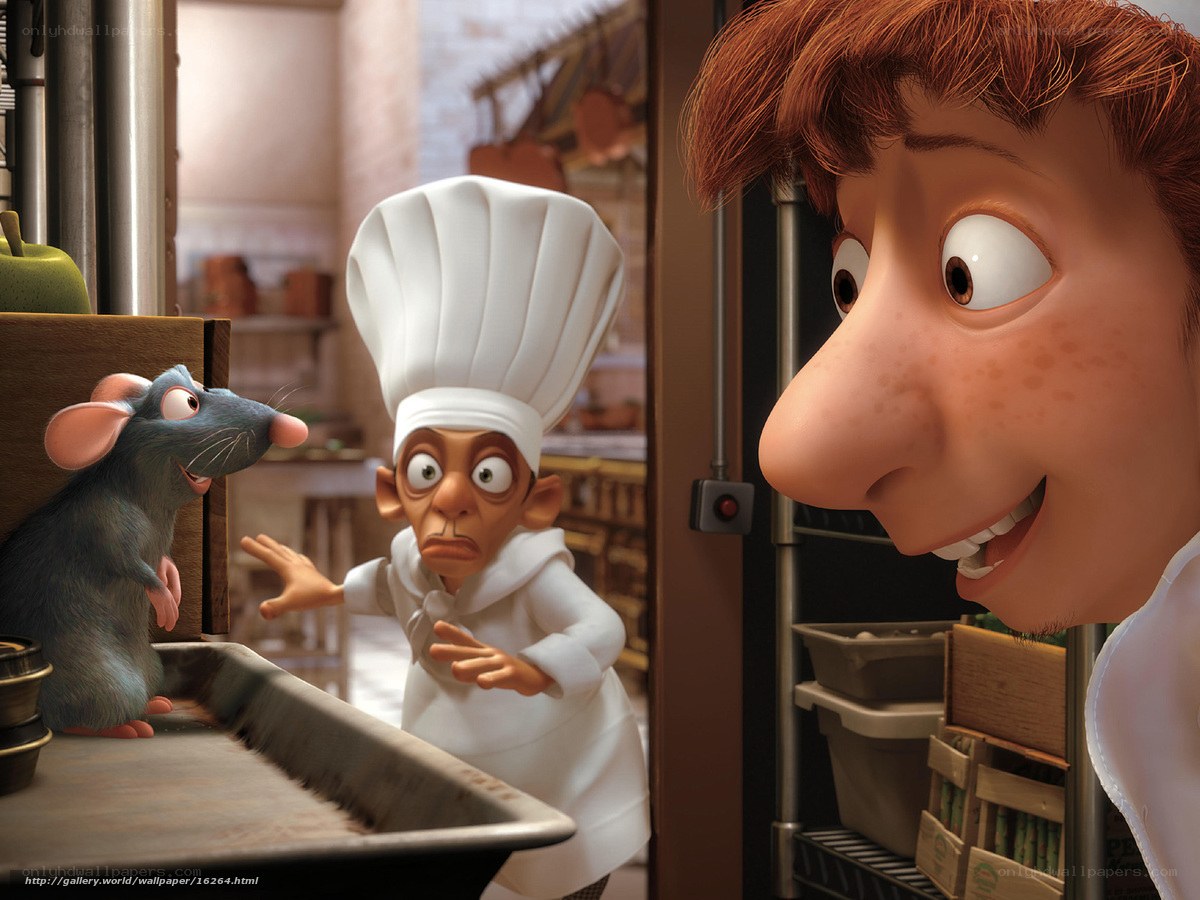 Ratatouille kitchen scene