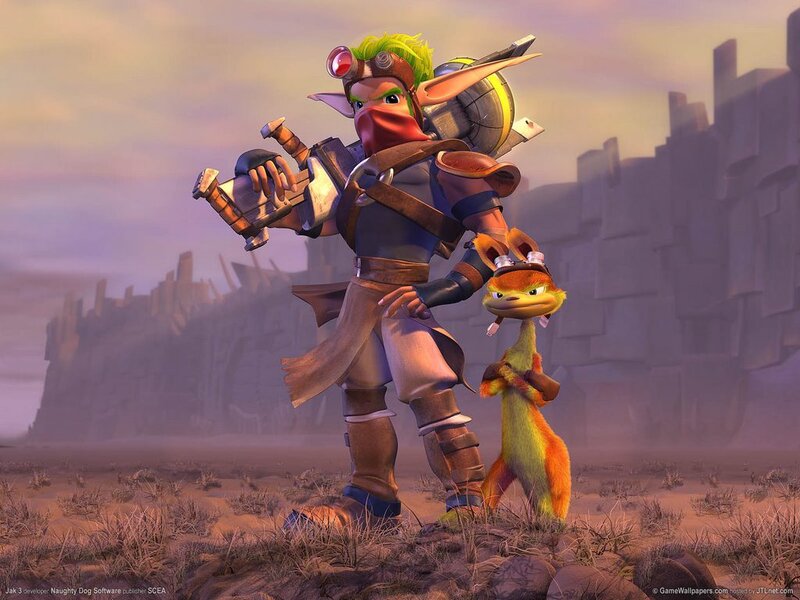 Ratchet and Clank in a desert