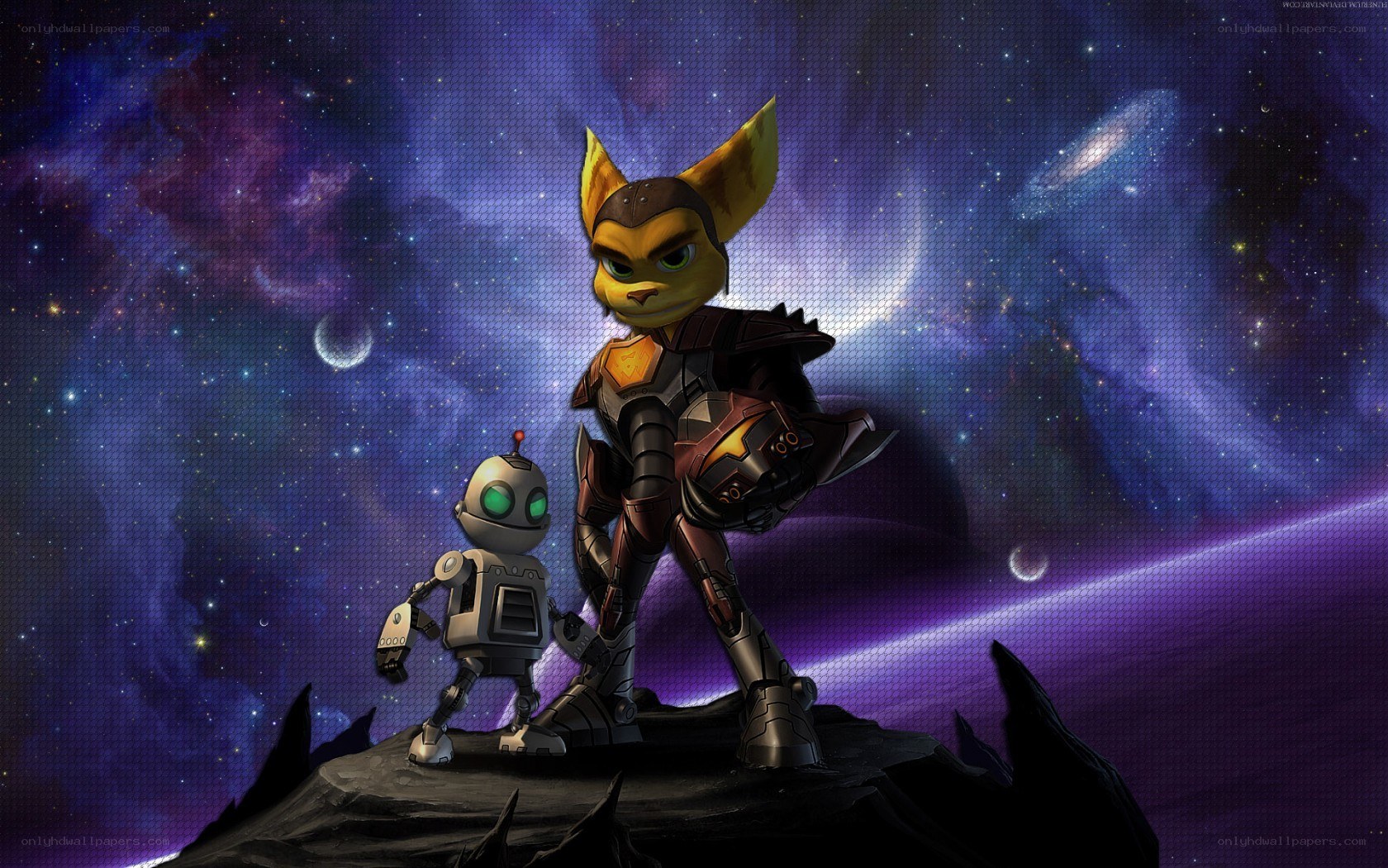 Ratchet and Clank in space