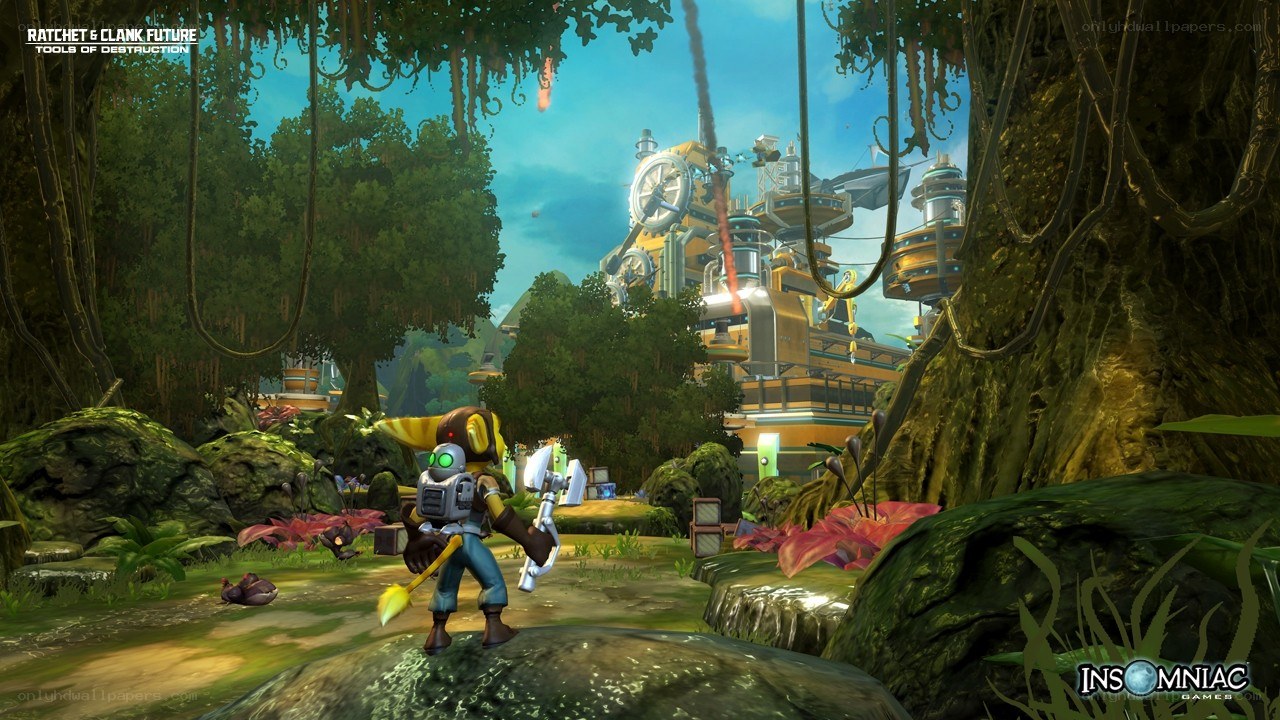 Ratchet & Clank in jungle