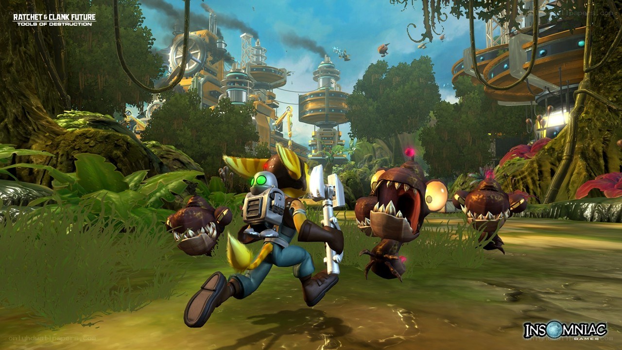 Ratchet & Clank in jungle