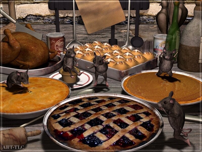 Rats at a feast