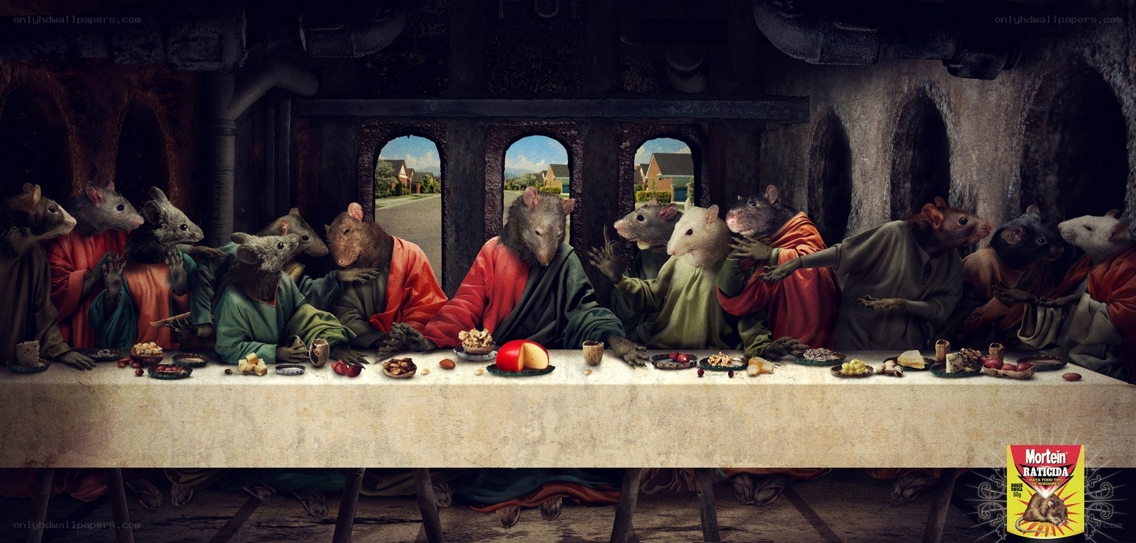 Rats in Last Supper scene