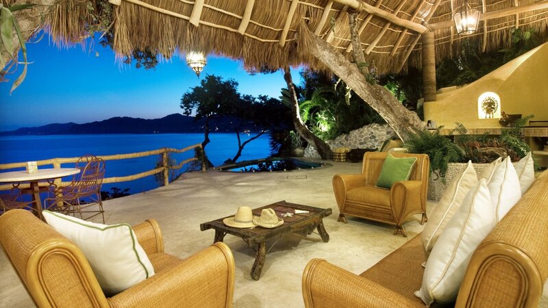 Rattan Furniture on Patio