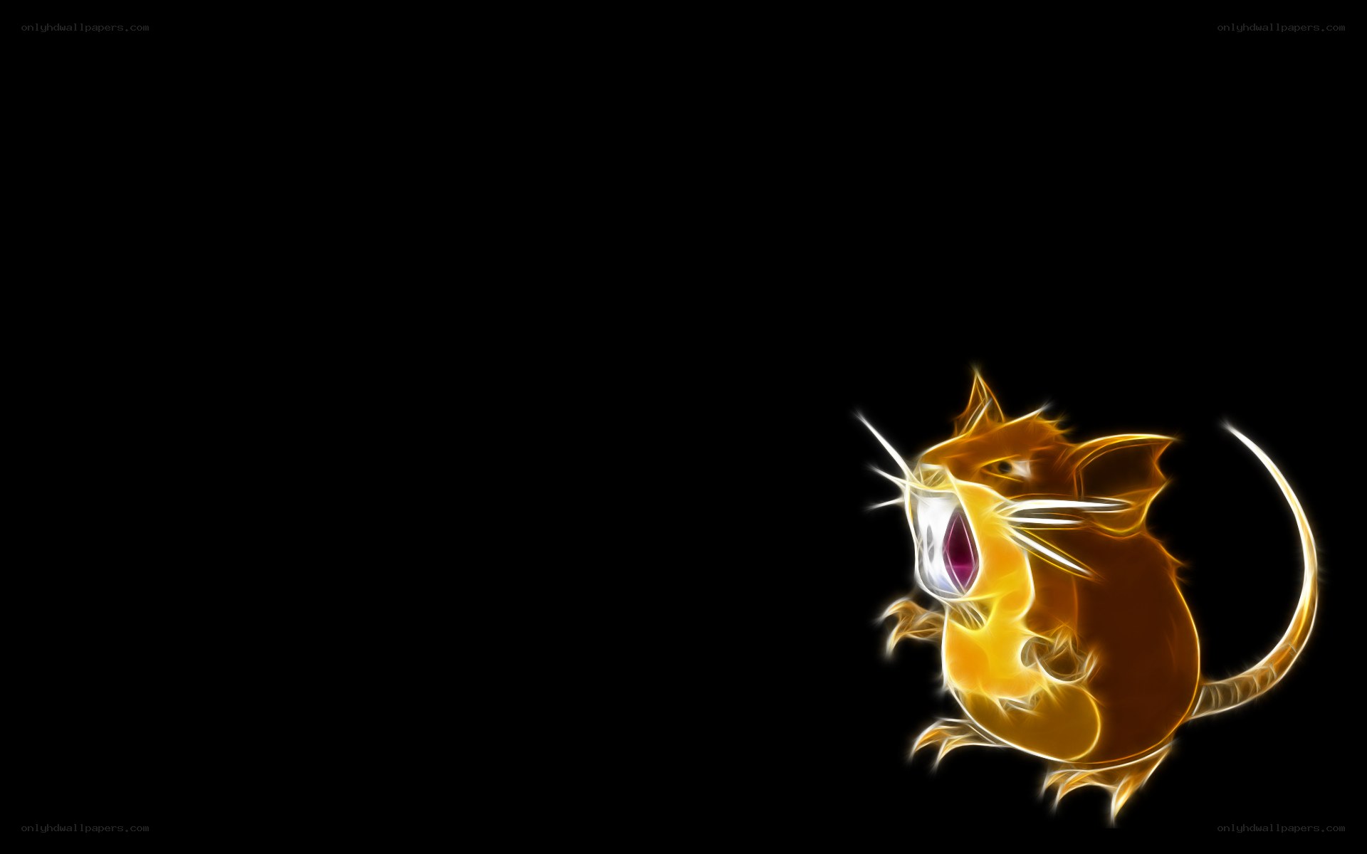 Rattata glowing effect