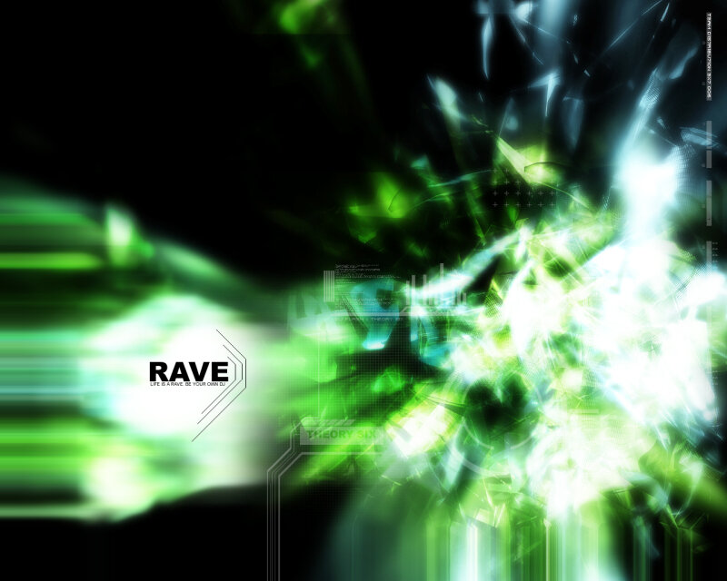 Rave digital abstract background