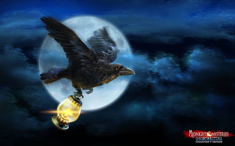 Raven Carrying Lantern
