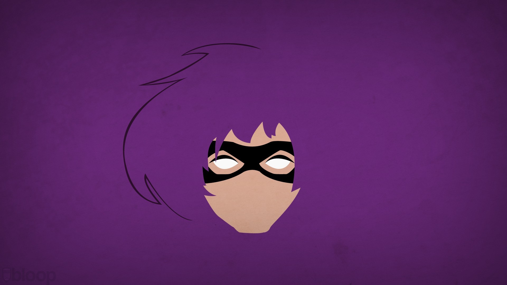 Raven character illustration