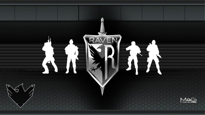 Raven team logo wallpaper