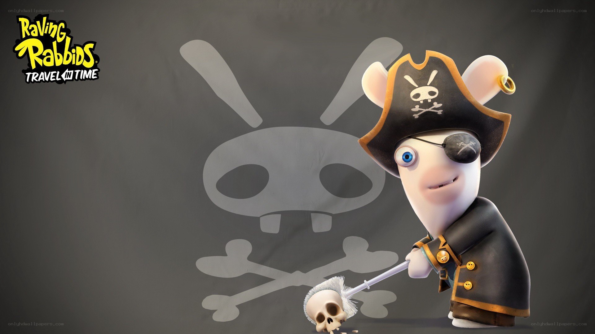 Raving Rabbids pirate character