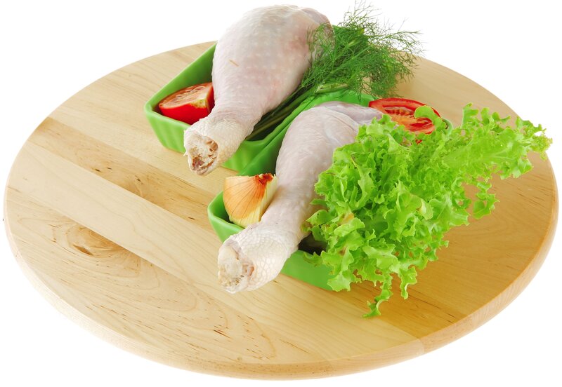 raw chicken and vegetables