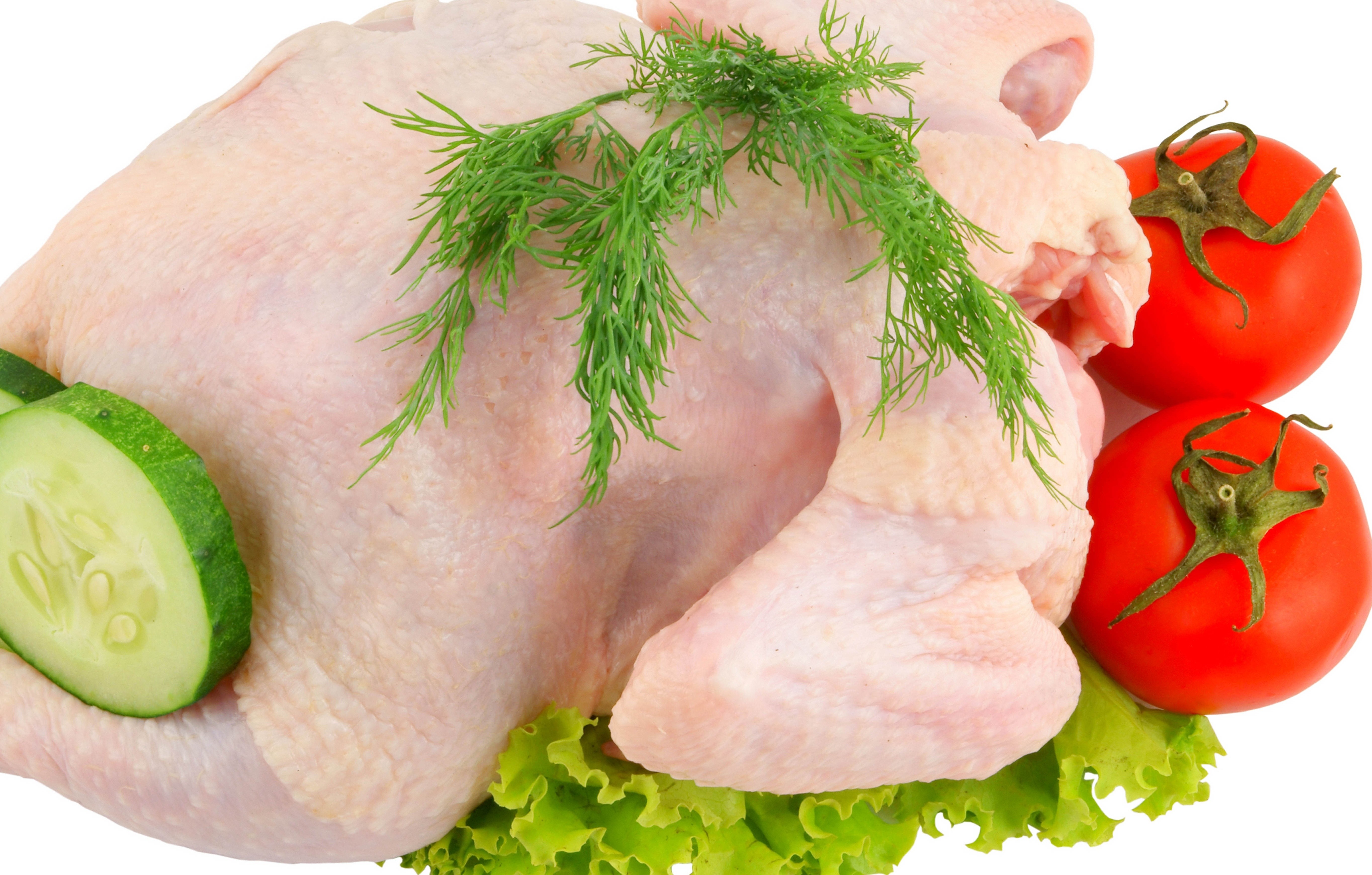 raw chicken with vegetables