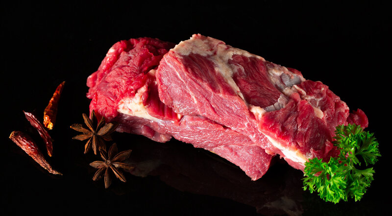 Raw Meat with Spices — Red
