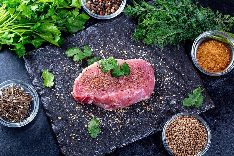 Raw Pork Chop