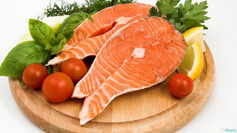 Raw Salmon Fillets