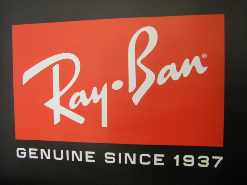 Ray-Ban logo sign